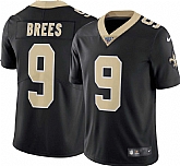 Nike Saints 9 Drew Brees Black 100th Season Vapor Untouchable Limited Jersey,baseball caps,new era cap wholesale,wholesale hats